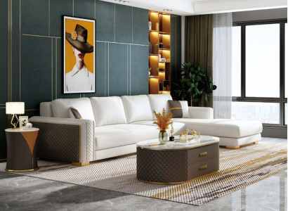 Corner sofa upholstery suite living landscape L shape decor designer sofa couch